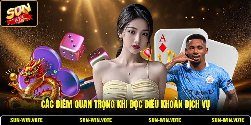 Các điểm quan trọng khi đọc điều khoản dịch vụ