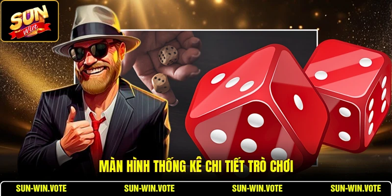 Màn hình thống kê chi tiết trò chơi